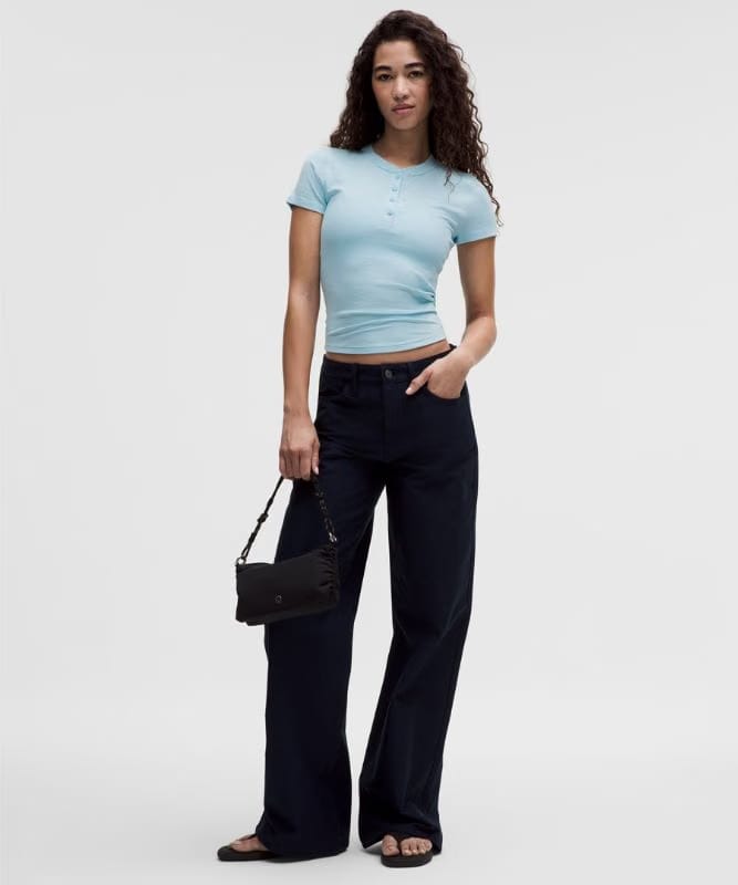 lululemon Hold Tight Short-Sleeve Henley - Foam Cloud