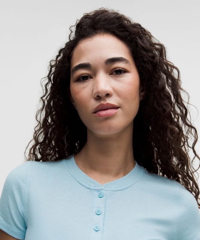 lululemon Hold Tight Short-Sleeve Henley - Foam Cloud