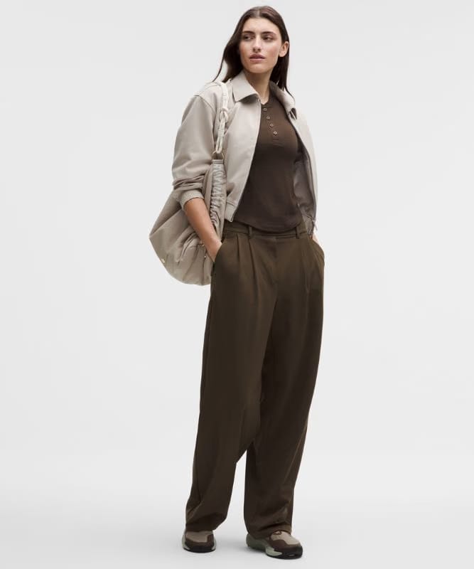 lululemon Hold Tight Short-Sleeve Henley - Walnut Crunch