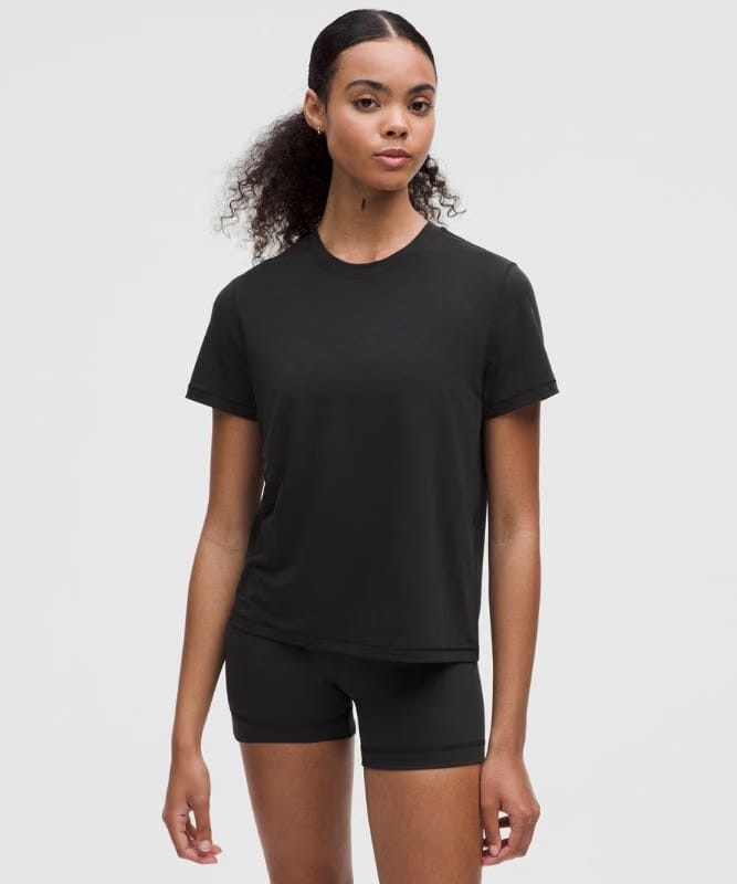 lululemon Jersey Training Classic-Fit Short-Sleeve Shirt - Black