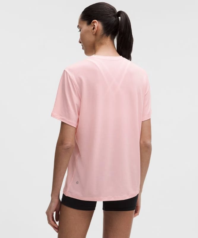lululemon Jersey Training Short-Sleeve Shirt - Pink Pearl