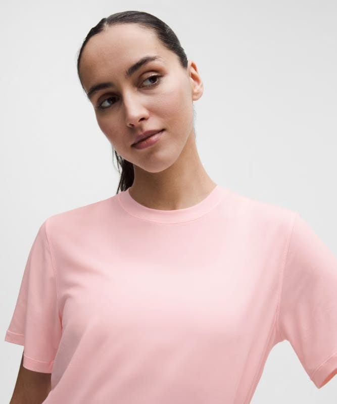 lululemon Jersey Training Short-Sleeve Shirt - Pink Pearl