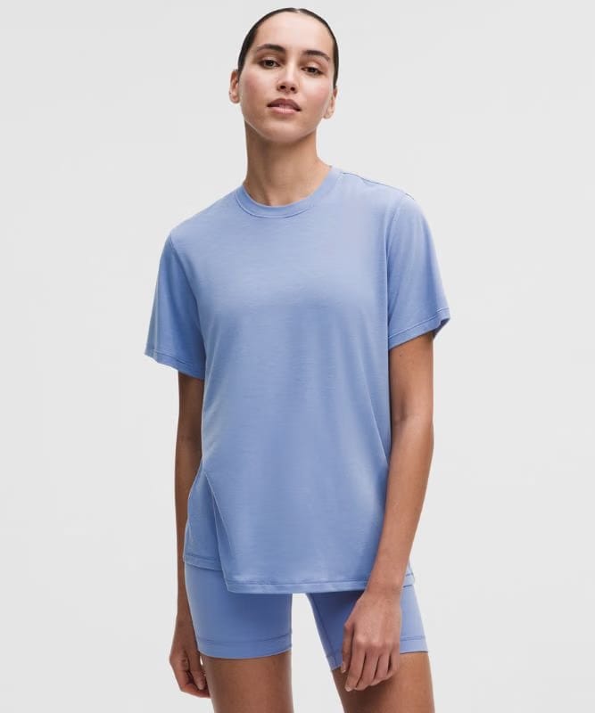 lululemon Jersey Training Short-Sleeve Shirt - Prep Blue