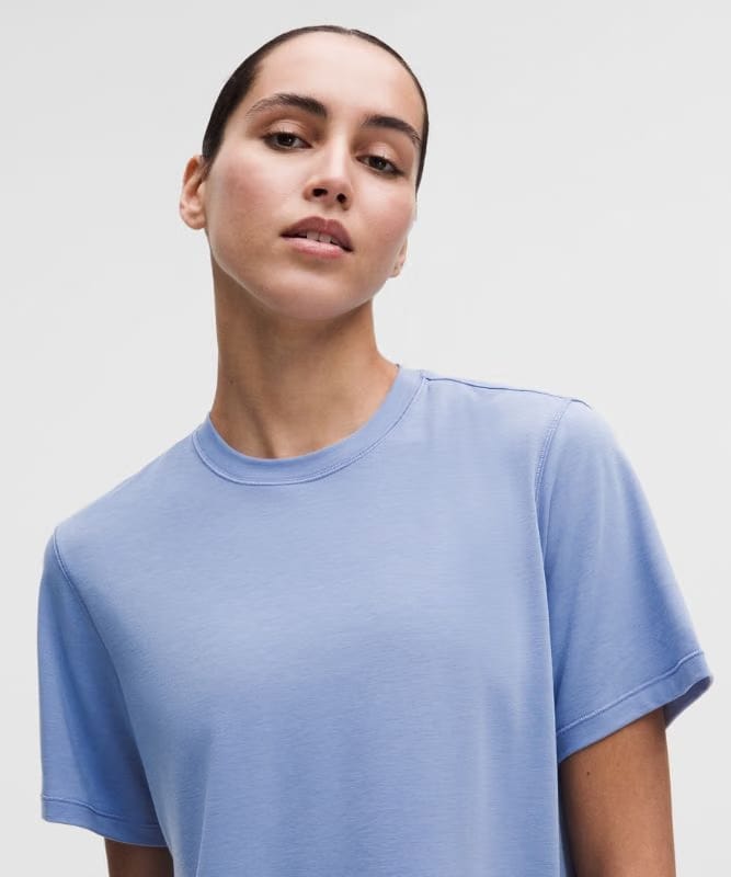 lululemon Jersey Training Short-Sleeve Shirt - Prep Blue