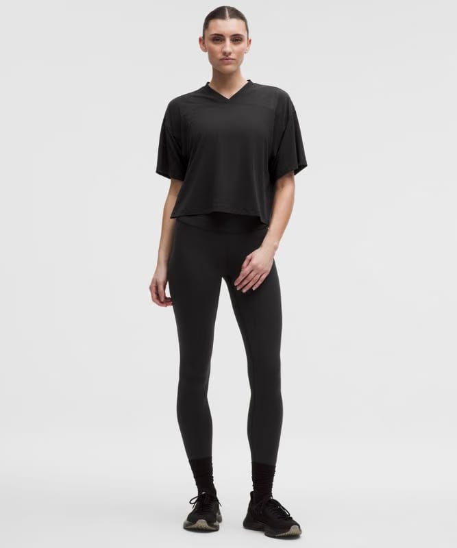 lululemon Jersey Training V-Neck T-Shirt - Black