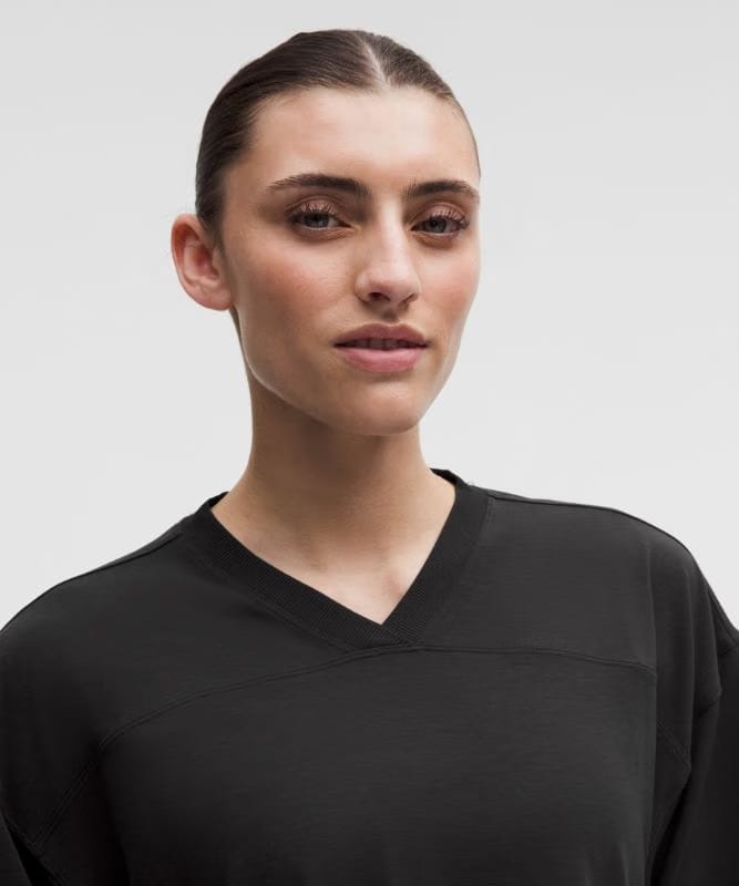 lululemon Jersey Training V-Neck T-Shirt - Black