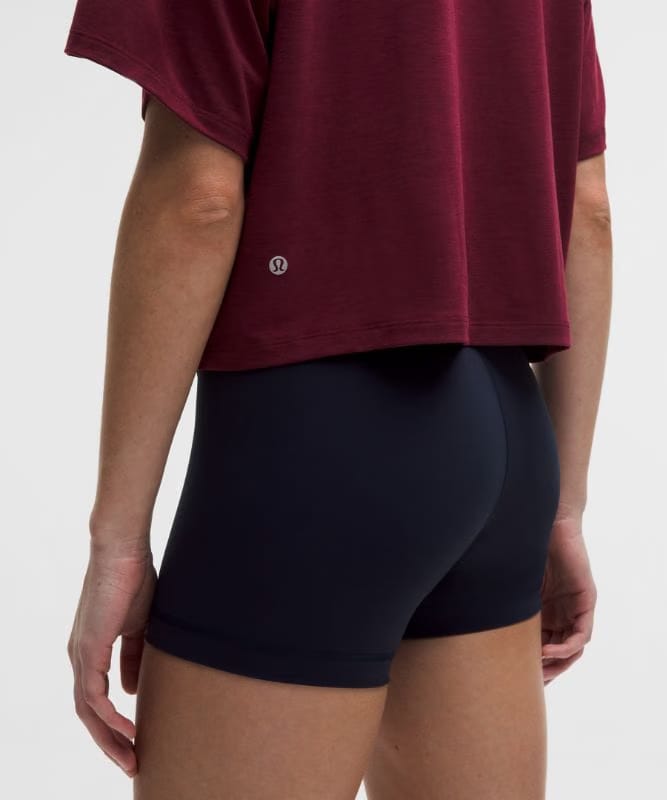 lululemon Jersey Training V-Neck T-Shirt - Burgundy Bay/True Navy