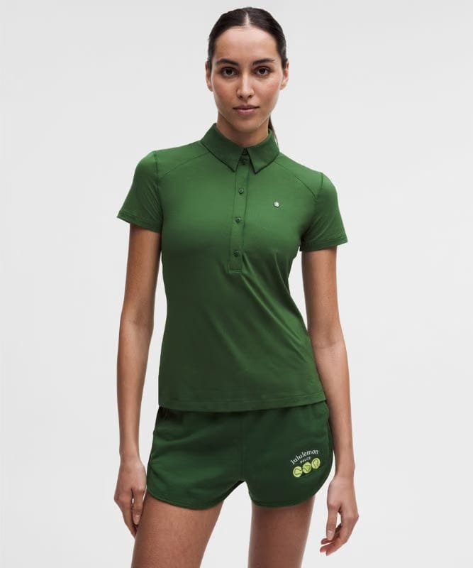 lululemon Quick-Dry Short-Sleeve Polo Shirt *Straight Hem - Ivy Grove