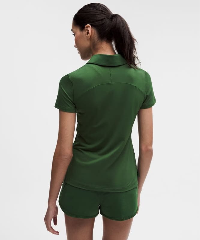 lululemon Quick-Dry Short-Sleeve Polo Shirt *Straight Hem - Ivy Grove