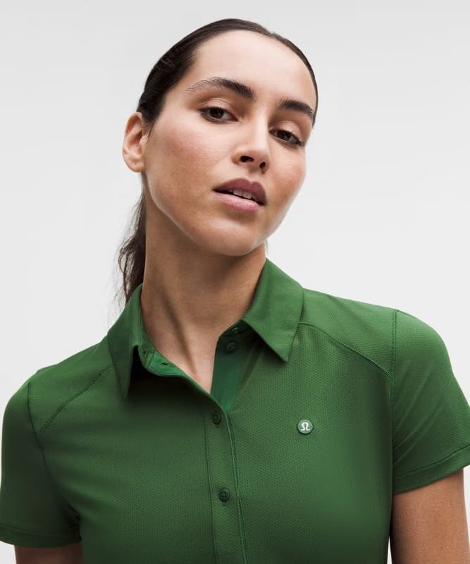 lululemon Quick-Dry Short-Sleeve Polo Shirt *Straight Hem - Ivy Grove