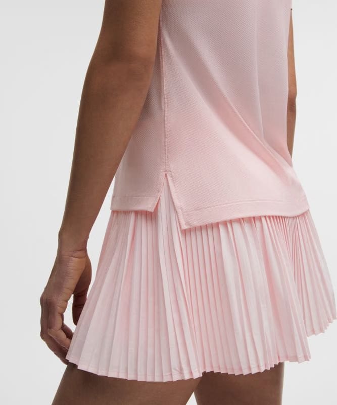 lululemon Quick-Dry Short-Sleeve Polo Shirt *Straight Hem - Pink Pearl