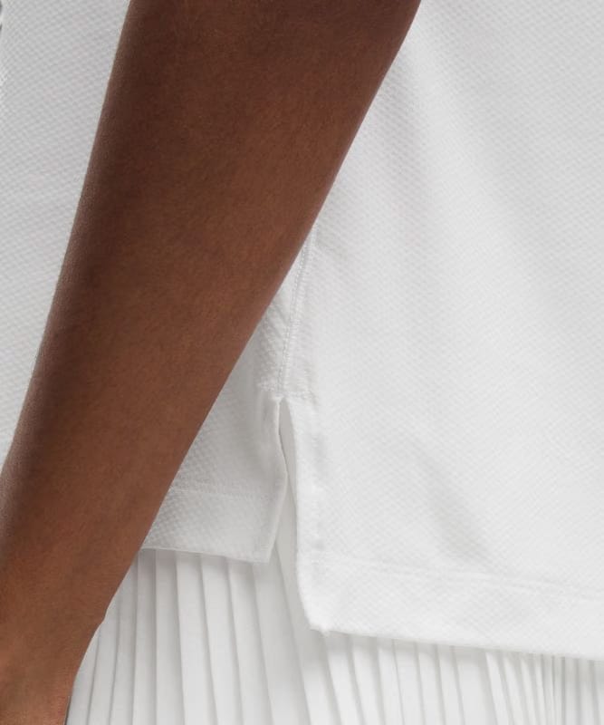 lululemon Quick-Dry Short-Sleeve Polo Shirt *Straight Hem - White