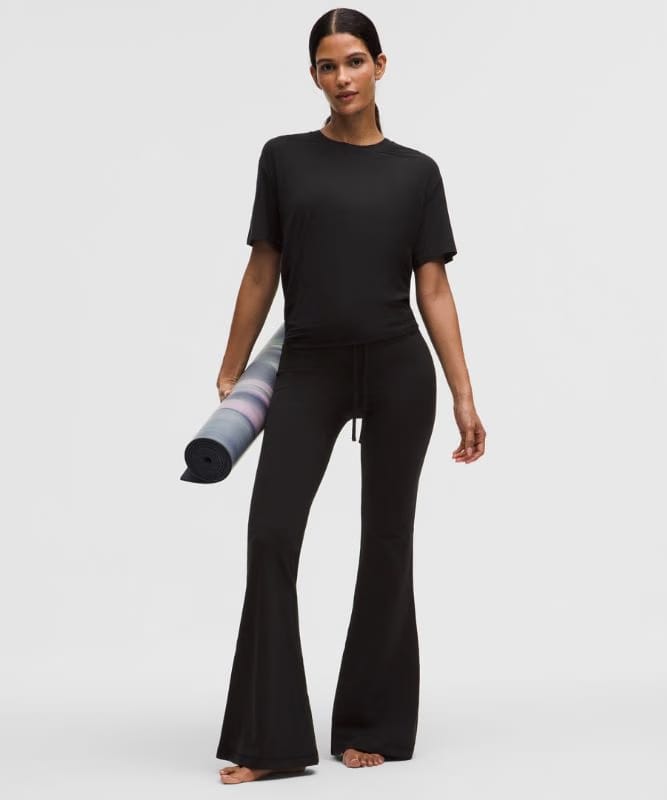 lululemon SilkAppeal Tie-Back Short-Sleeve Shirt - Black