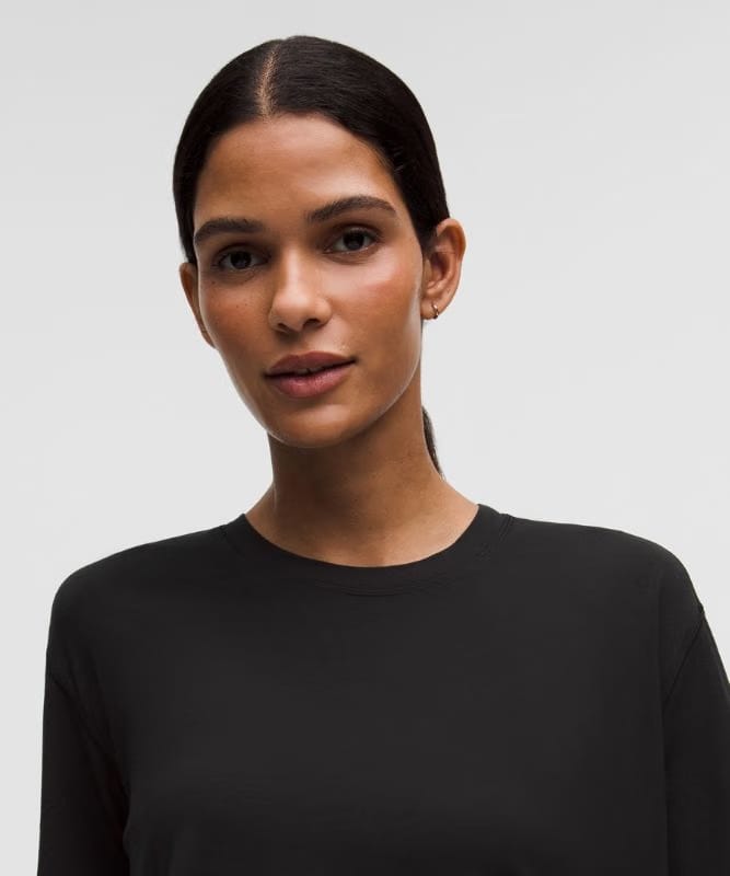 lululemon SilkAppeal Tie-Back Short-Sleeve Shirt - Black