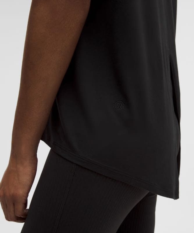 lululemon SilkAppeal Tie-Back Short-Sleeve Shirt - Black