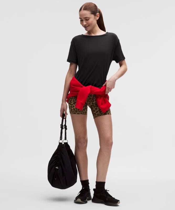 lululemon SmoothCover Mesh-Back Short-Sleeve Shirt - Black