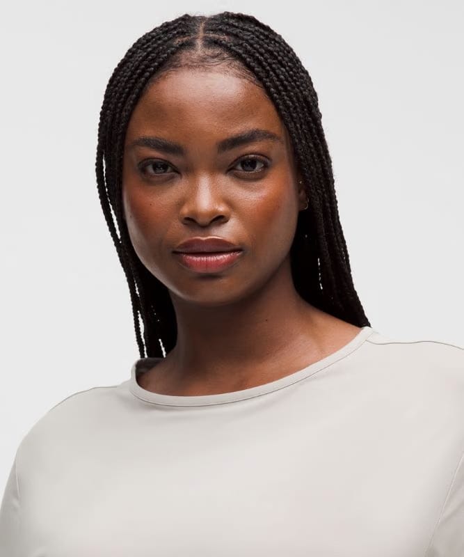 lululemon SmoothCover Mesh-Back Short-Sleeve Shirt - Downtown Tan
