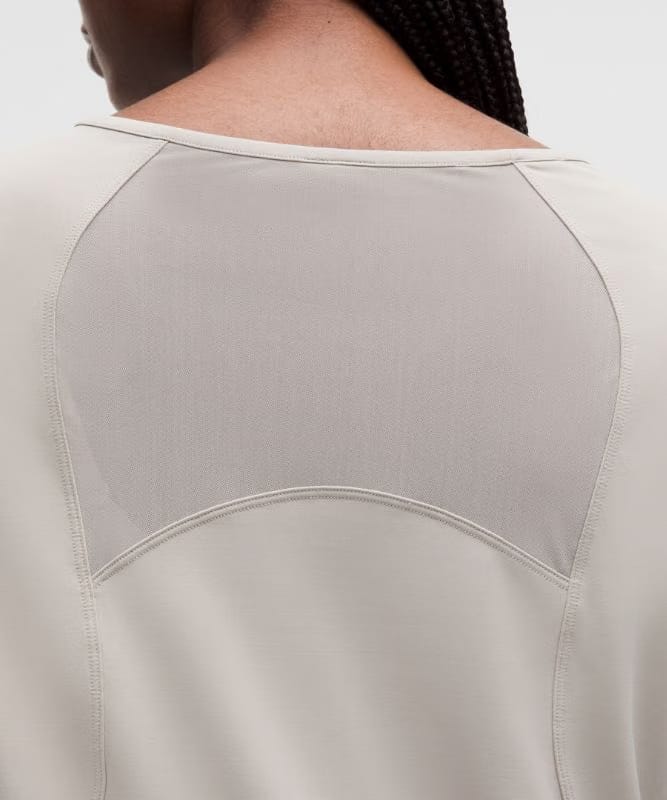 lululemon SmoothCover Mesh-Back Short-Sleeve Shirt - Downtown Tan