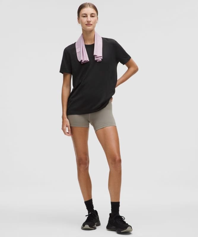 lululemon Swiftly Relaxed Short-Sleeve Shirt Hip Length *Updated Fit - Black/Black