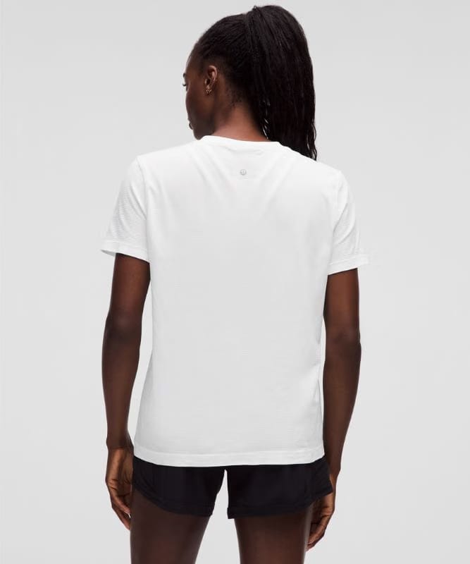 lululemon Swiftly Relaxed Short-Sleeve Shirt Hip Length *Updated Fit - White/White