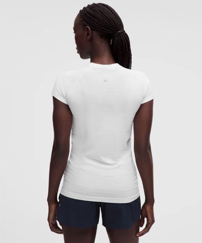 lululemon Swiftly Tech Short-Sleeve Shirt 2.0 *Hip Length - White/White
