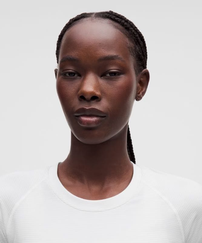 lululemon Swiftly Tech Short-Sleeve Shirt 2.0 *Hip Length - White/White