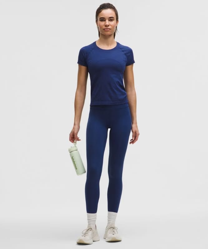 lululemon Swiftly Tech Short-Sleeve Shirt 2.0 *Waist Length - Clubhouse Blue/Clubhouse Blue