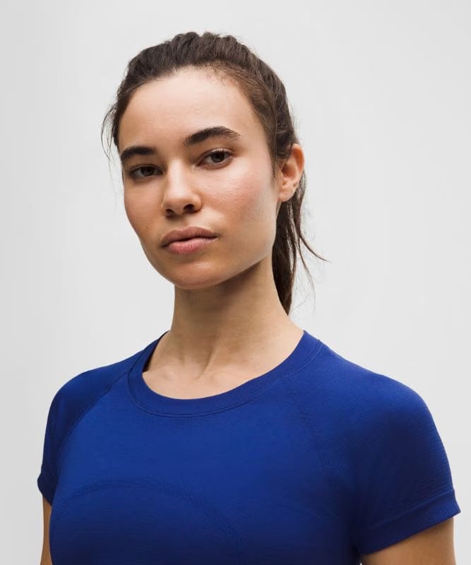 lululemon Swiftly Tech Short-Sleeve Shirt 2.0 *Waist Length - Clubhouse Blue/Clubhouse Blue