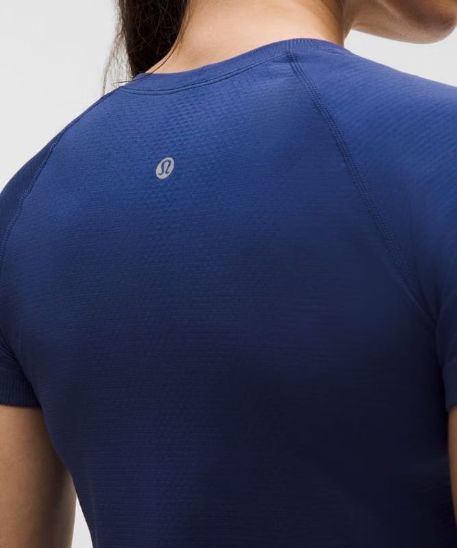 lululemon Swiftly Tech Short-Sleeve Shirt 2.0 *Waist Length - Clubhouse Blue/Clubhouse Blue