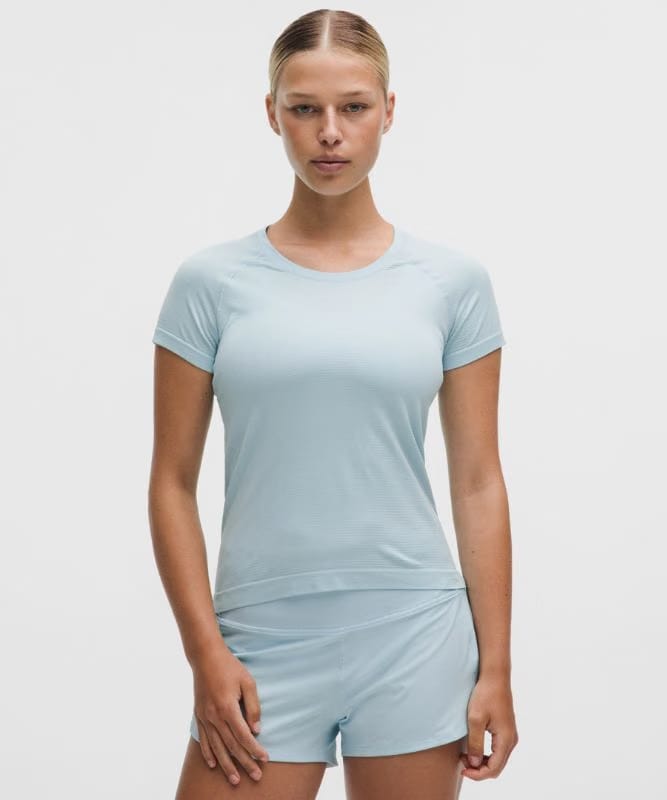 lululemon Swiftly Tech Short-Sleeve Shirt 2.0 *Waist Length - Foam Cloud/Foam Cloud
