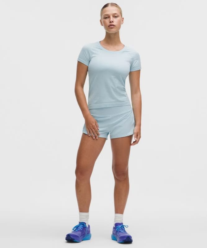 lululemon Swiftly Tech Short-Sleeve Shirt 2.0 *Waist Length - Foam Cloud/Foam Cloud