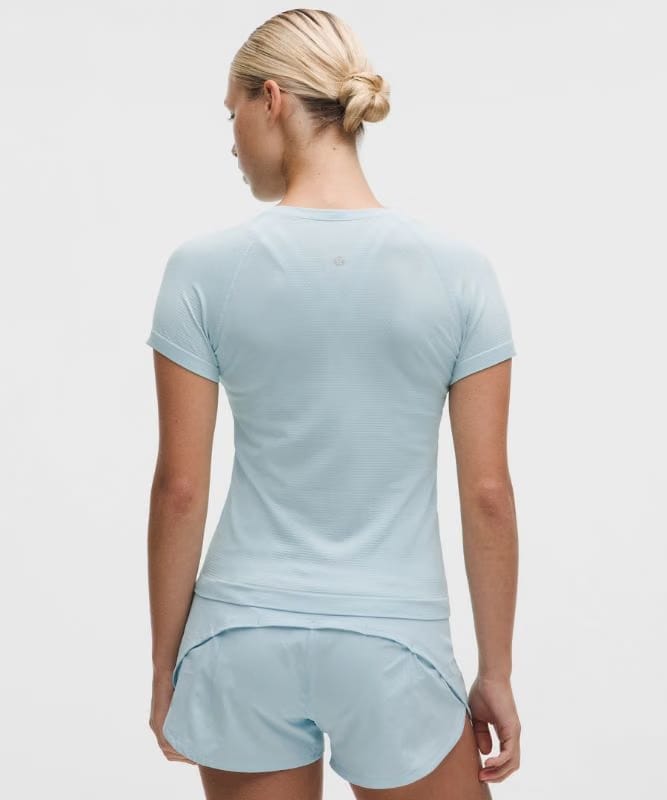 lululemon Swiftly Tech Short-Sleeve Shirt 2.0 *Waist Length - Foam Cloud/Foam Cloud