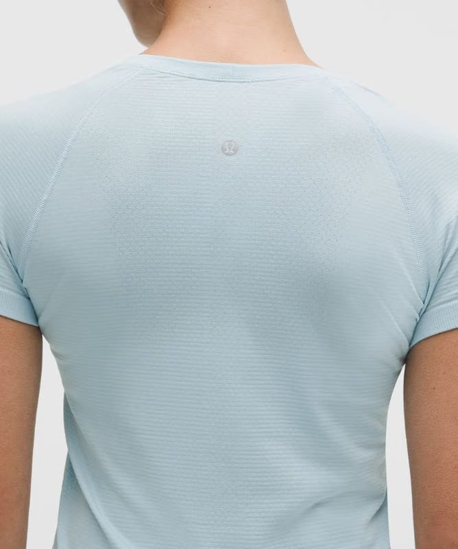 lululemon Swiftly Tech Short-Sleeve Shirt 2.0 *Waist Length - Foam Cloud/Foam Cloud