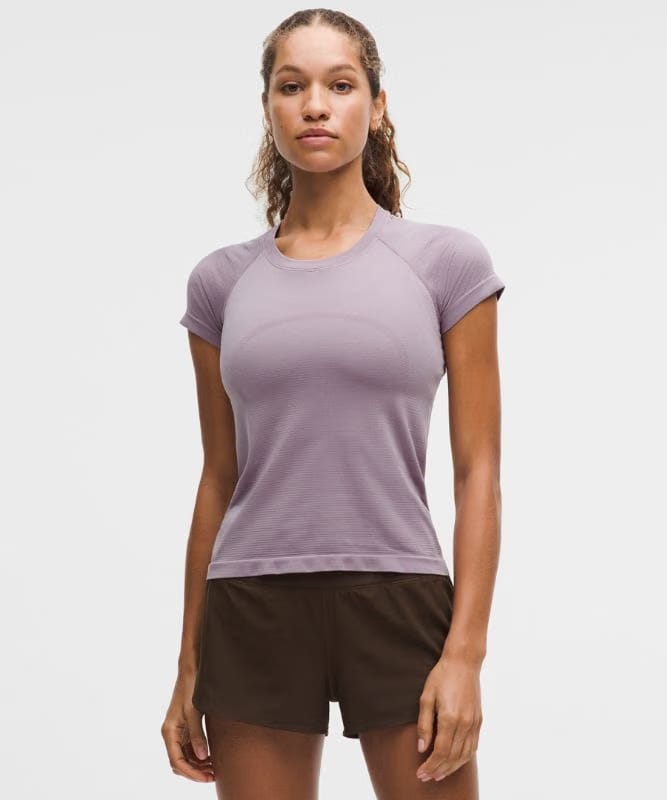 lululemon Swiftly Tech Short-Sleeve Shirt 2.0 *Waist Length - Lotus Lavender/Lotus Lavender