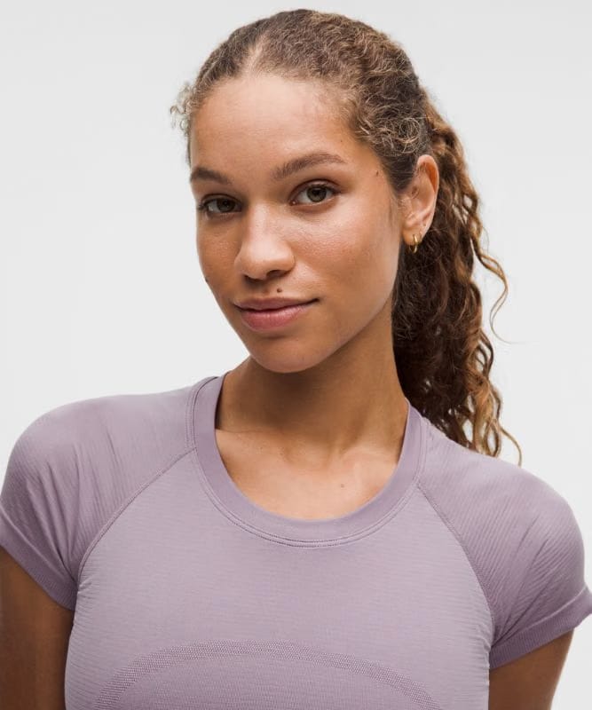 lululemon Swiftly Tech Short-Sleeve Shirt 2.0 *Waist Length - Lotus Lavender/Lotus Lavender