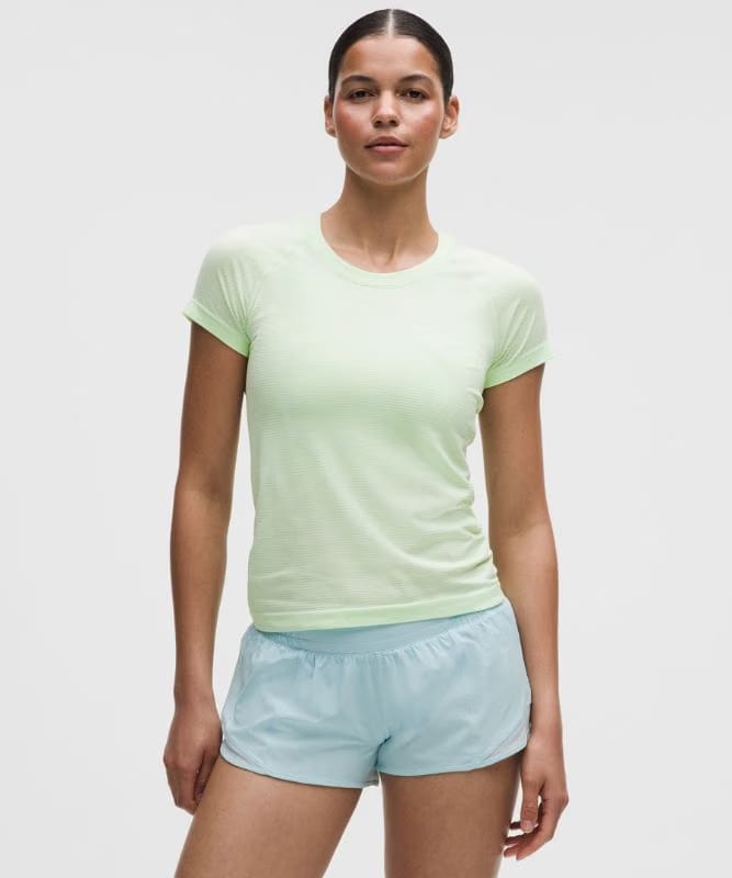 lululemon Swiftly Tech Short-Sleeve Shirt 2.0 *Waist Length - Matcha Magic/Matcha Magic