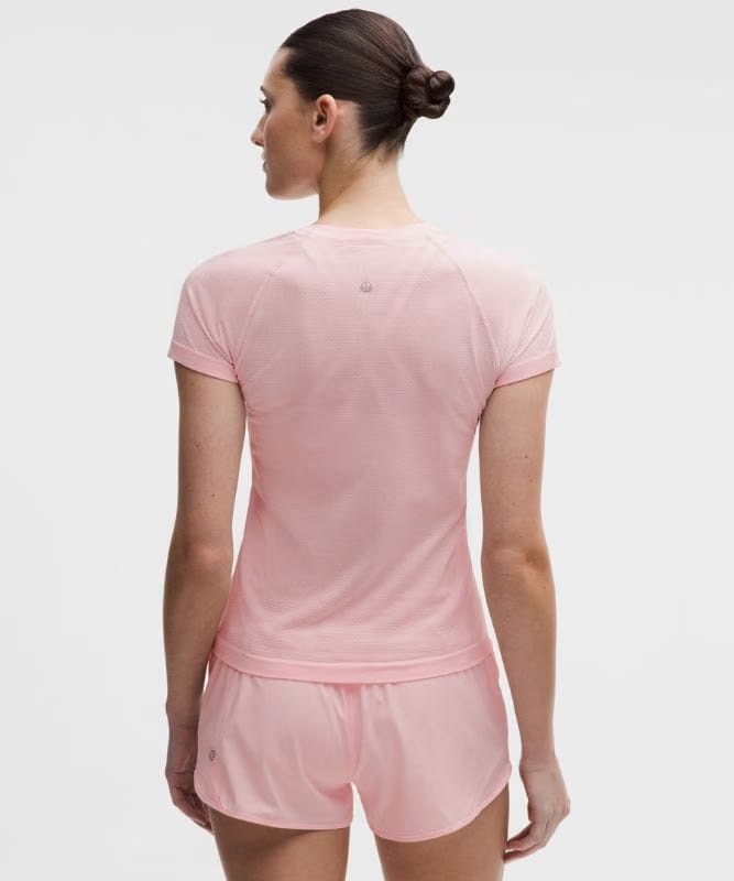 lululemon Swiftly Tech Short-Sleeve Shirt 2.0 *Waist Length - Pink Pearl/Pink Pearl