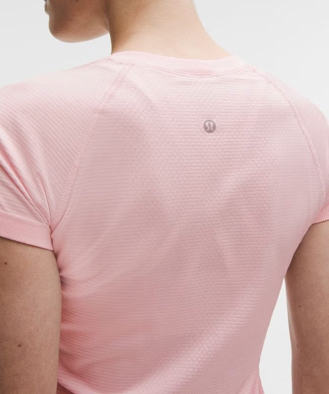 lululemon Swiftly Tech Short-Sleeve Shirt 2.0 *Waist Length - Pink Pearl/Pink Pearl