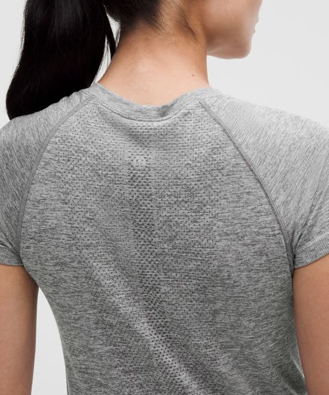 lululemon Swiftly Tech Short-Sleeve Shirt 2.0 *Waist Length - Slate/White