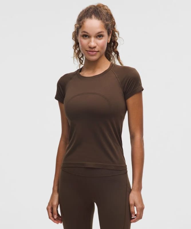 lululemon Swiftly Tech Short-Sleeve Shirt 2.0 *Waist Length - Walnut Crunch/Walnut Crunch