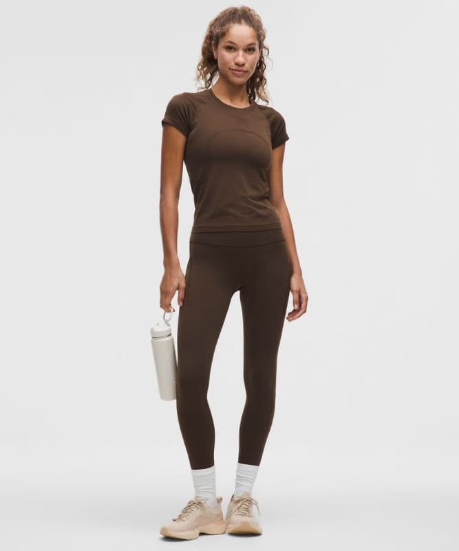 lululemon Swiftly Tech Short-Sleeve Shirt 2.0 *Waist Length - Walnut Crunch/Walnut Crunch