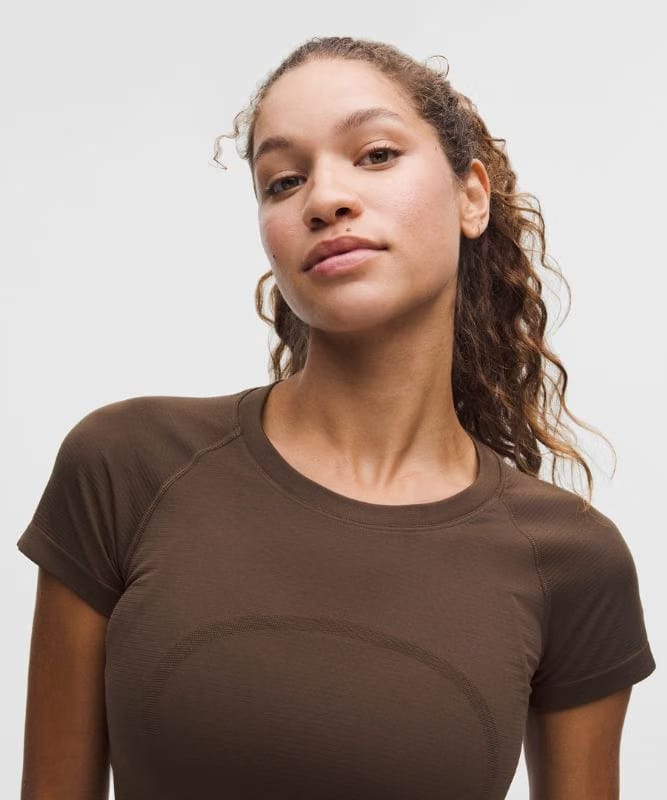 lululemon Swiftly Tech Short-Sleeve Shirt 2.0 *Waist Length - Walnut Crunch/Walnut Crunch