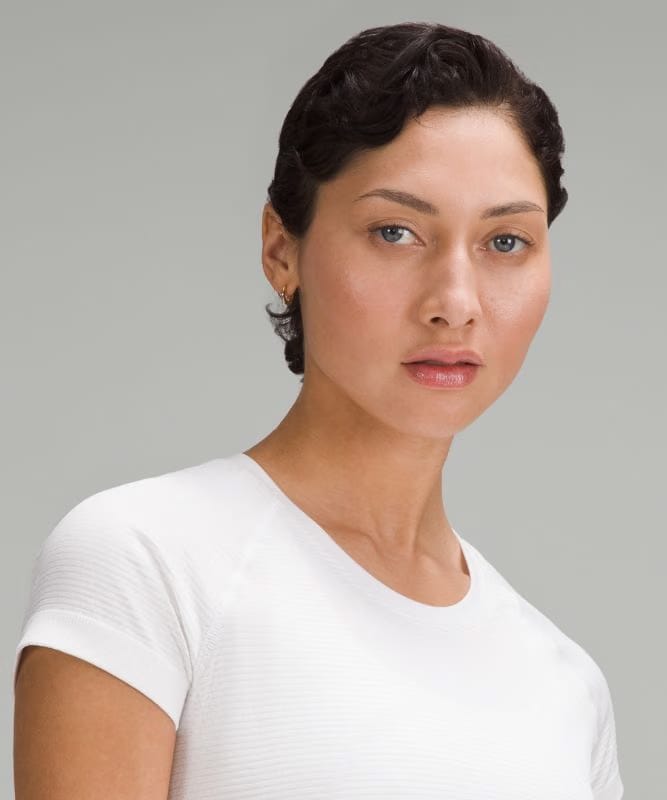 lululemon Swiftly Tech Short-Sleeve Shirt 2.0 *Waist Length - White/White