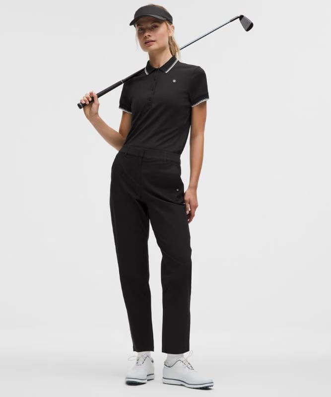 lululemon Women's ShowZero™ Classic-Fit Polo Shirt - Black/White