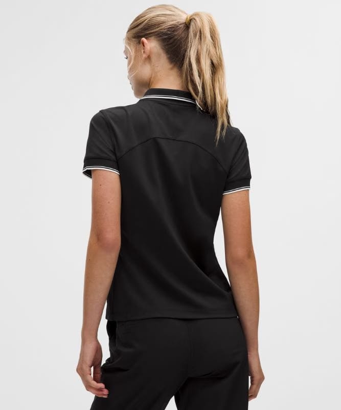 lululemon Women's ShowZero™ Classic-Fit Polo Shirt - Black/White