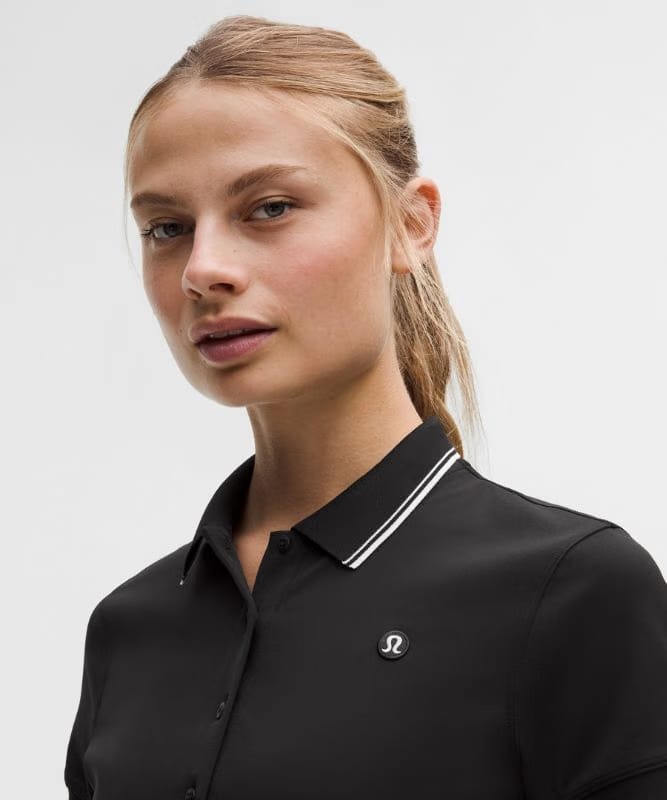 lululemon Women's ShowZero™ Classic-Fit Polo Shirt - Black/White