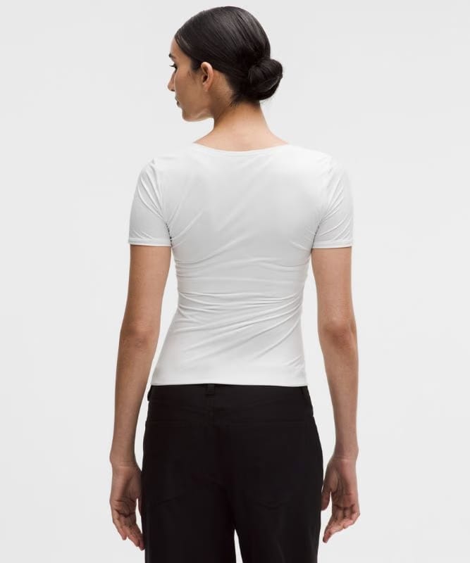 lululemon Wundermost Ultra-Soft Nulu Scoop-Neck T-Shirt - White