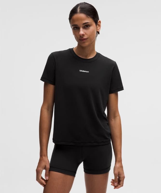 lululemon Jersey Training Classic-Fit T-Shirt *Wordmark - Black