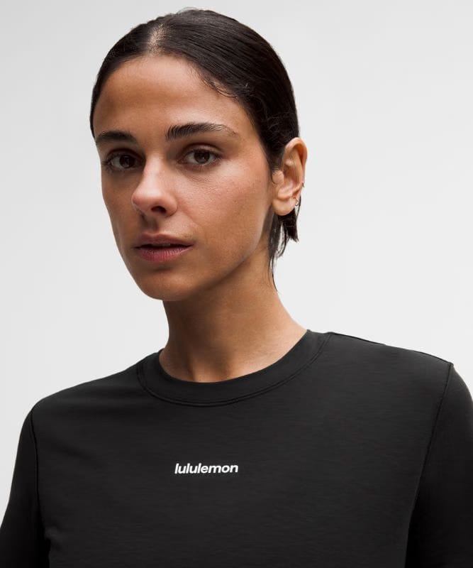 lululemon Jersey Training Classic-Fit T-Shirt *Wordmark - Black