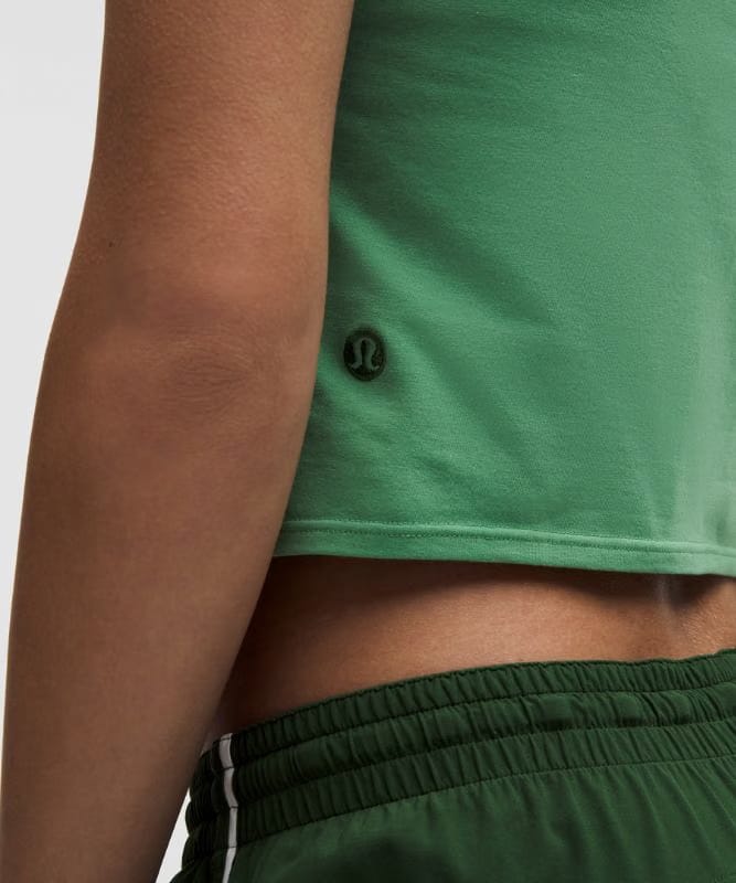 lululemon Organic Cotton Ringer Baby T-Shirt *Tennis Deuce - Canteen Green/Ivy Grove